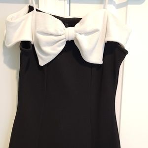 Black and White Cocktail Dress